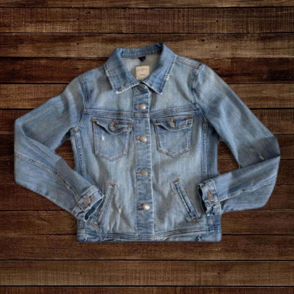 J. Crew Classic Trucker Denim Jacket Small